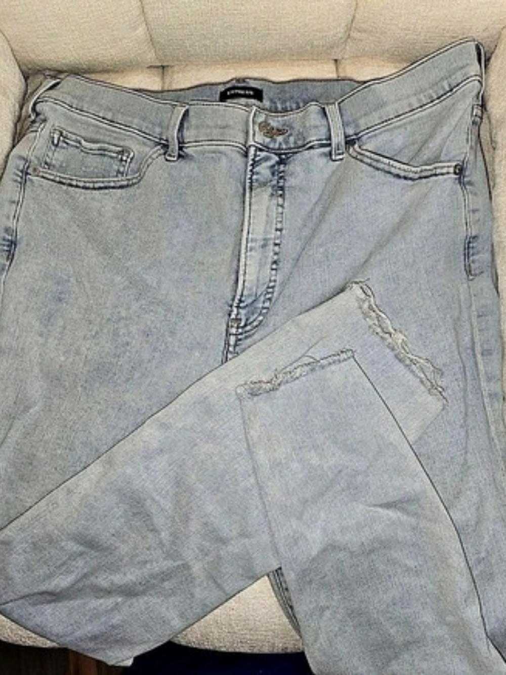 Express High Rise 4-Way Hyper Stretch Skinny Jeans 14R